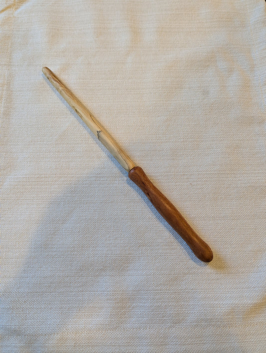 Wand - Spalted Cherry Sapwood and hardwood