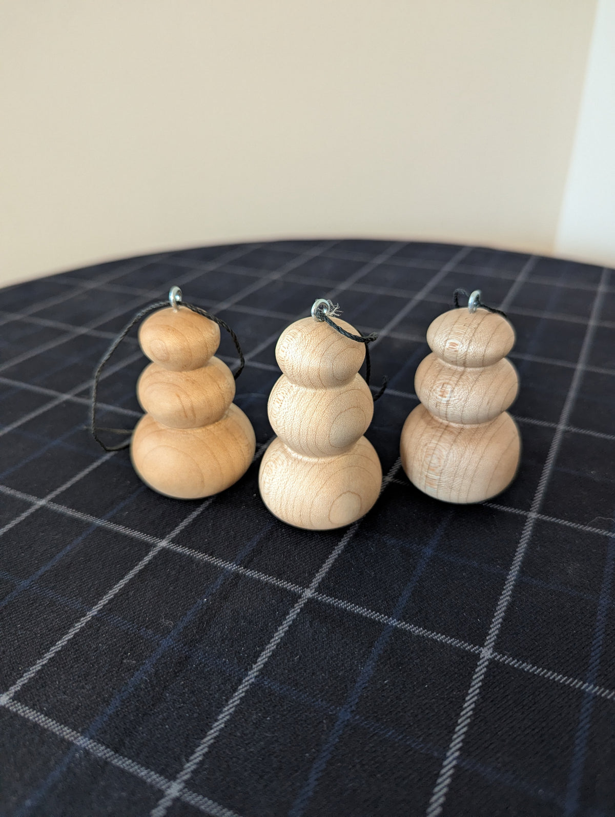 Snowman Ornament - Maple